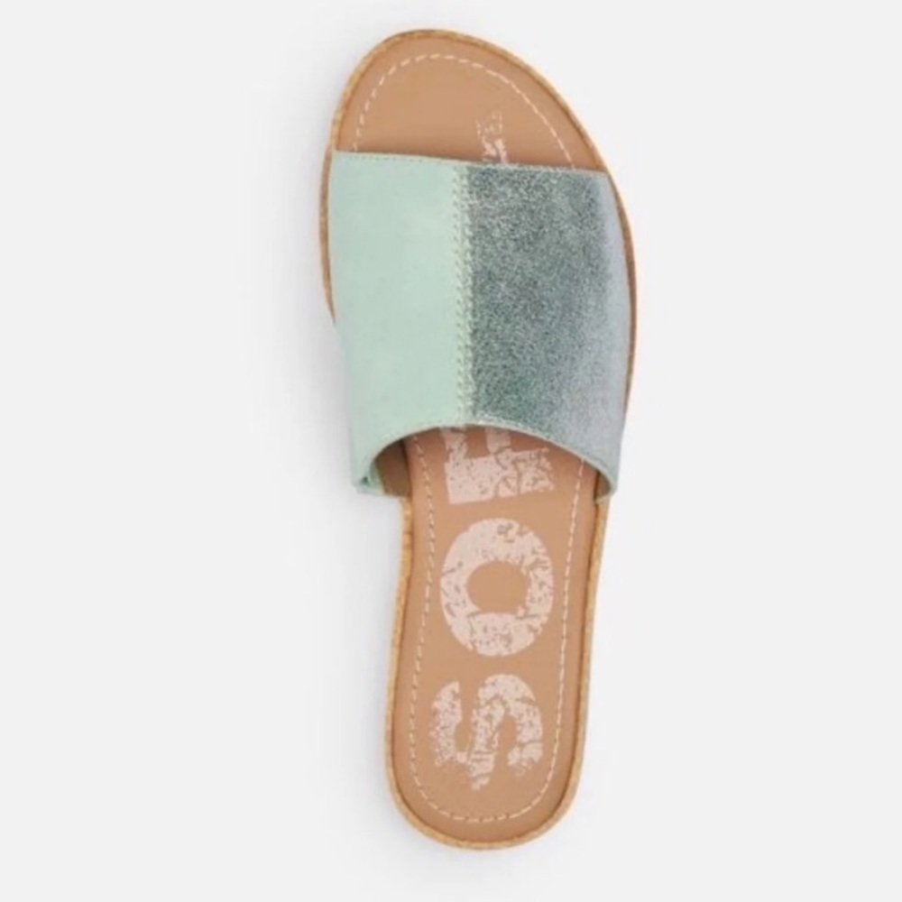 NEW Sorel Ella Block Slides Flip Flop Sandals